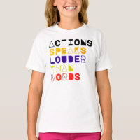 Actions Speak Louder Than Words Motivational Quote