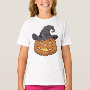 Actious Halloween Pumpkin, Girls'  T-Shirt