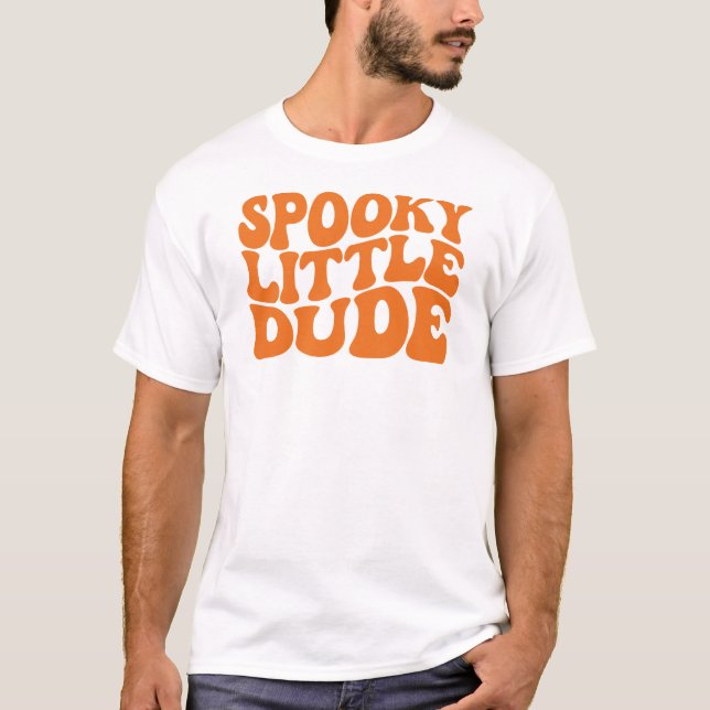 Actious Spooky Little Dude, Halloween Men's T-Shirt (Front)
