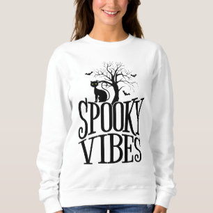 Actious Spooky Vibes, Halloween Women's Sweatshirt