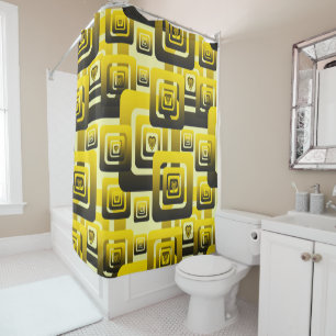 Activate My Heart Pattern Shower Curtain