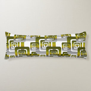Activate My Heart Pattern Silver Body Cushion