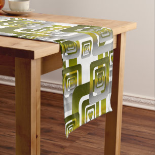 Activate My Heart Pattern Silver Short Table Runner