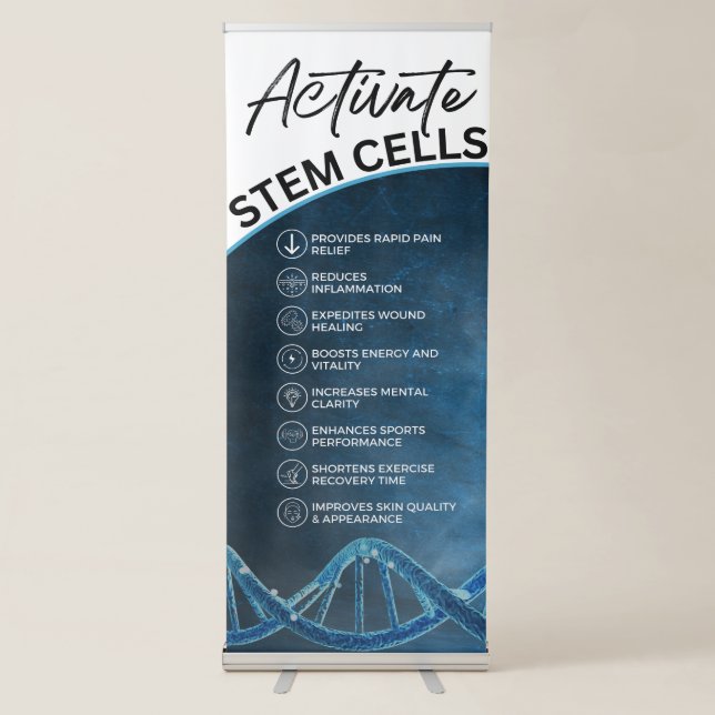 Activate Stem Cells Retractable Banner (Front)
