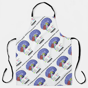 Activate Your Grey Matter Think Anatomical Brain Apron