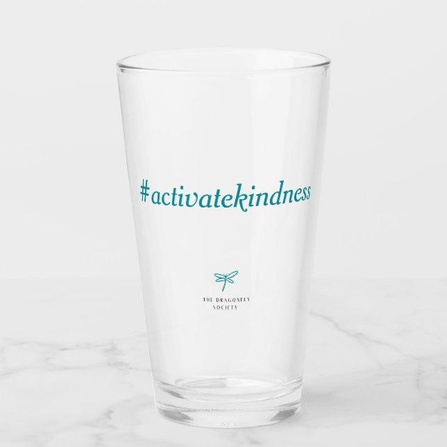 #activatekindness Pint Glass (Front)