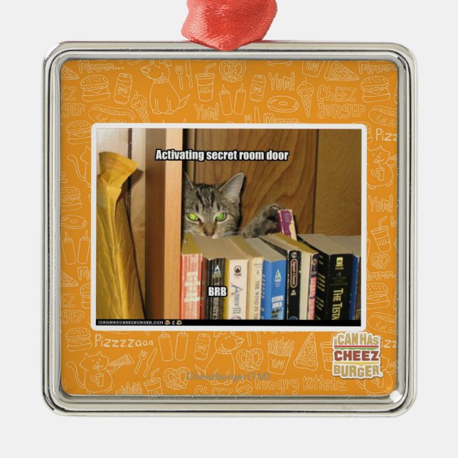 Activating Secret Room Door Metal Tree Decoration (Front)