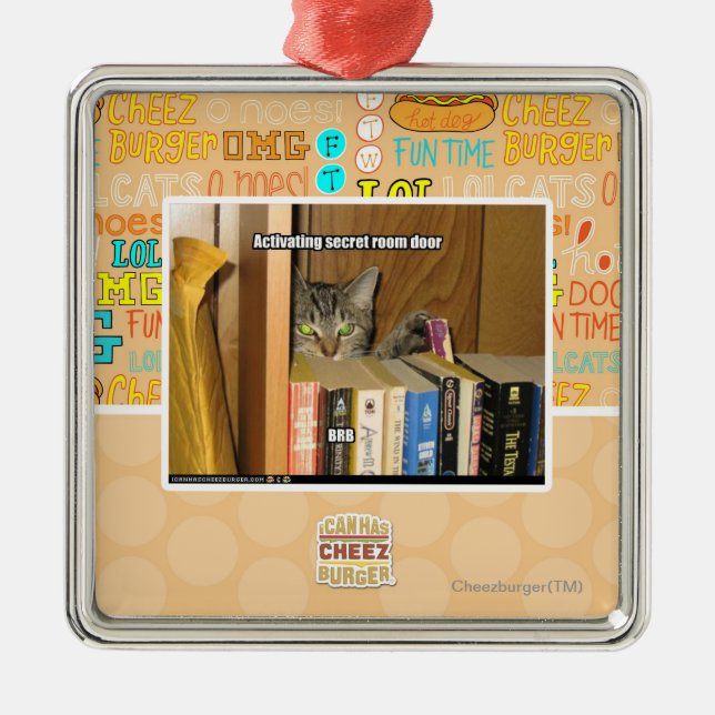 Activating Secret Room Door Metal Tree Decoration (Front)