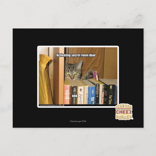 Activating Secret Room Door Postcard (Front)