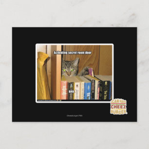 Activating Secret Room Door Postcard