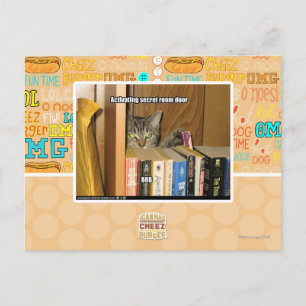 Activating Secret Room Door Postcard