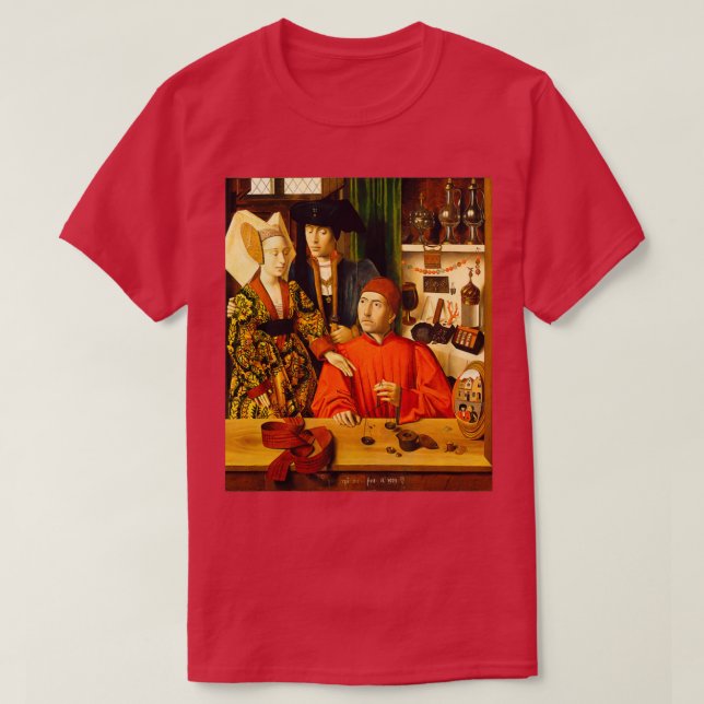 active by 1444 died 147576 Bruges Oil on oak panel T-Shirt (Design Front)