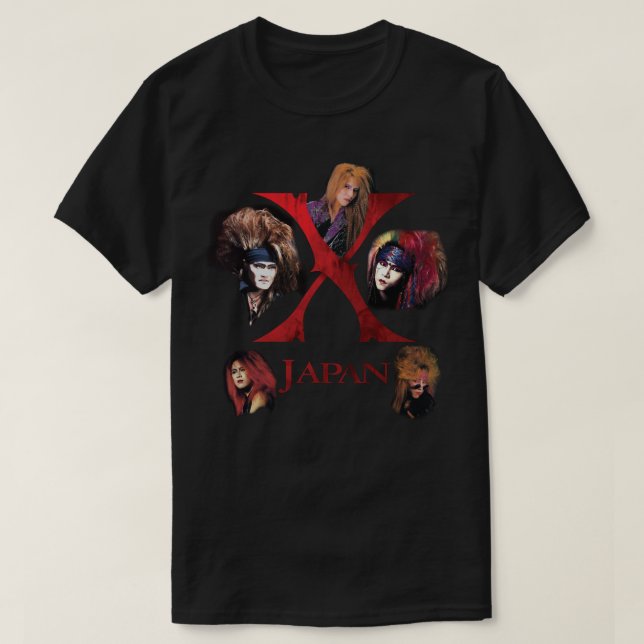 Active Horror Makeup Style Experience X Japan 1988 T-Shirt (Design Front)