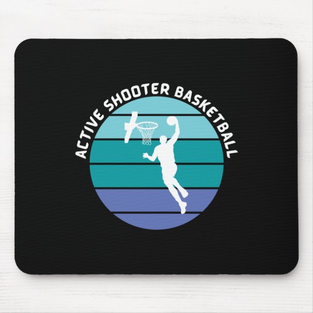 Active Shooter Basketball 9  Mouse Mat (Front)