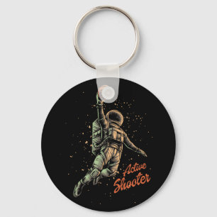 Active shooter Basketball Lovers  Key Ring
