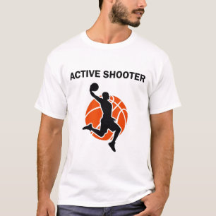 Active Shooter Sketll Lovers Men Women 3  T-Shirt