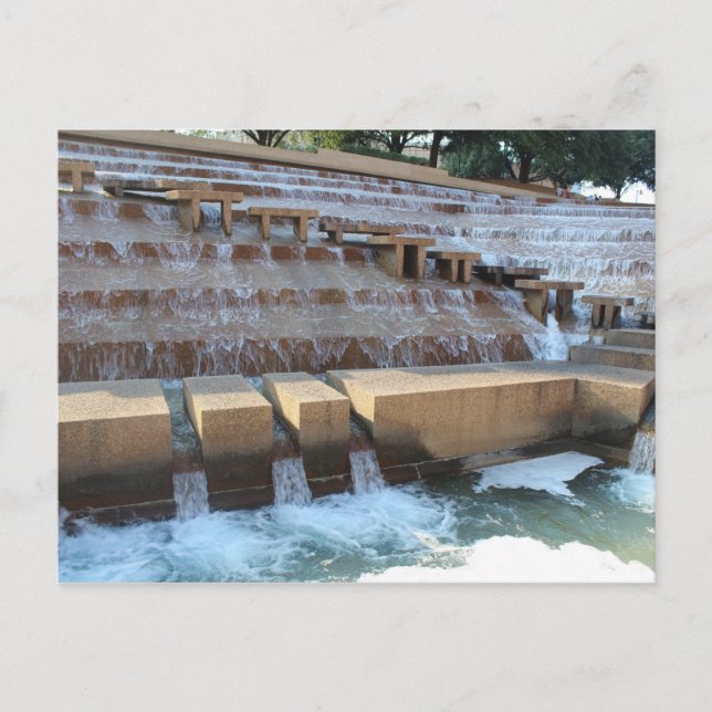 Active Water Pool - Fort Worth Water Garden # 27 Postcard (Front)