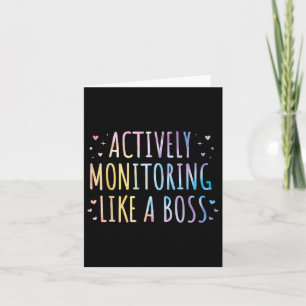 Actively Monitoring Like A Boss State Testing Teac Card