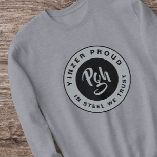 Activewear Sports Fashion Yinzer Pgh Retro Fit Sweatshirt