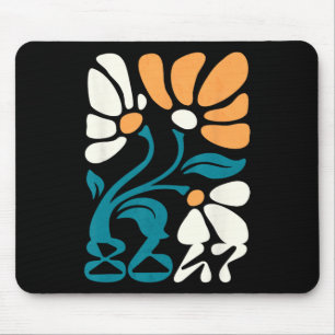 Activism Subtle Groovy Floral Boho Political Prote Mouse Mat