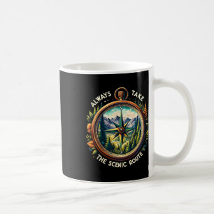 Activities Always Take The Scenic Route Comp Outdo Coffee Mug