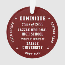Activities & Schools Graduation Ornament