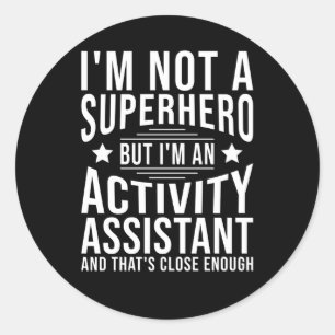 Activity Assistant Classic Round Sticker
