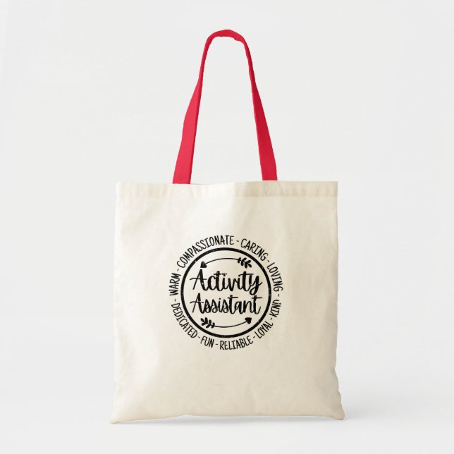 Activity Assistant Director Coordinator Appreciati Tote Bag (Front)