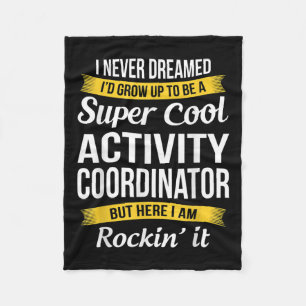 Activity Coordinator Activity Professionals Week Fleece Blanket
