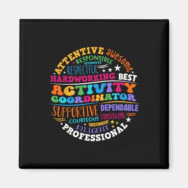 Activity Coordinator Istant Squad Professionals We Magnet (Front)