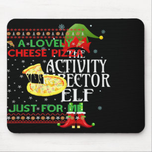 Activity Director Elf Xmas Funny Family Matching C Mouse Mat