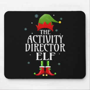 Activity Director Elf Xmas Funny Family Matching C Mouse Mat