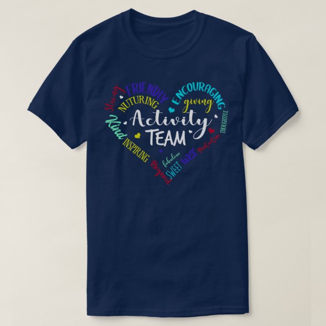 Activity Director Heart T-Shirt (Design Front)