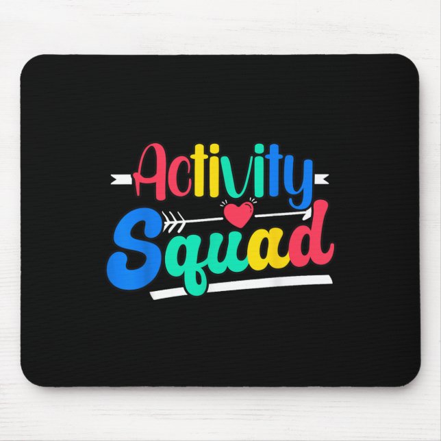 Activity Squad Activity Director Activity Istant  Mouse Mat (Front)