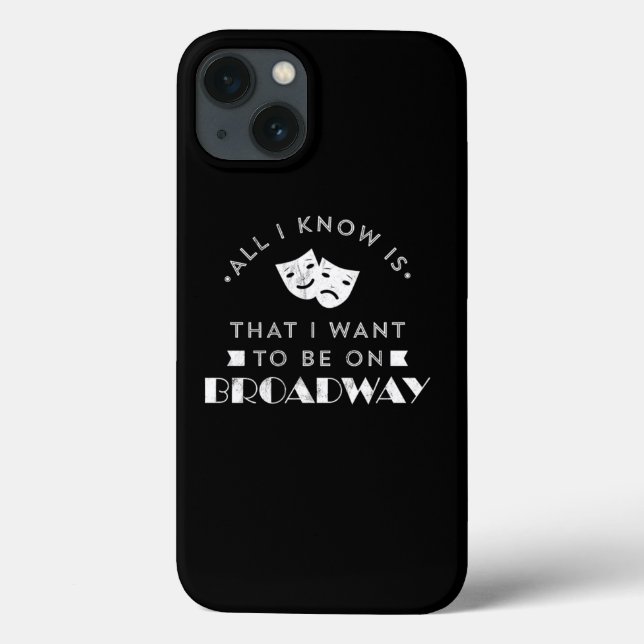 Actor Actress Broadway Acting Funny Theatre  Case-Mate iPhone Case (Back)