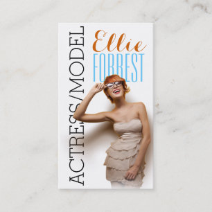 Actor Actress Model Headshot Filming Theatre Business Card