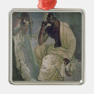 Actor and Mask, from the House of the Tragic Poet, Metal Tree Decoration