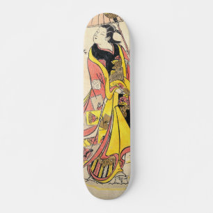 Actor Arashi Wakano Nishimura Shigenaga woodblock Skateboard