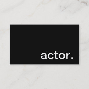Actor Business Card