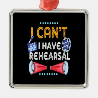 Actor Can Not I Have Rehearsal Metal Tree Decoration