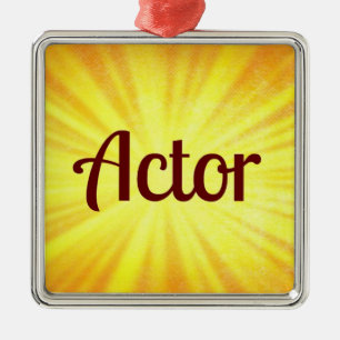 Actor Christmas Ornament