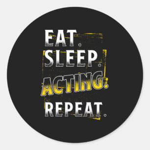 Actor Classic Round Sticker