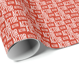 Actor glossy wrapping paper 30x6 (red)