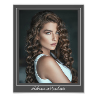 Actor Headshot Template 8x10 Border Acting Prints