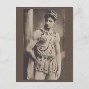 Actor in Roman Costume 1910 Postcard