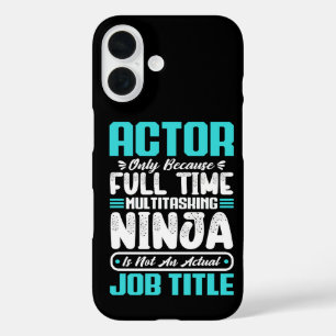 Actor Job Title Profession Artist Skills Theatre iPhone 16 Case