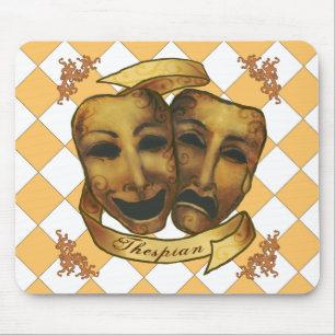 Actor Masks Mouse Mat