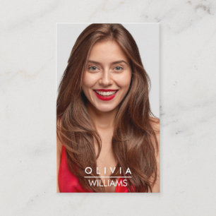 Actor Models Dancer Photo Transparent Gradient  Business Card