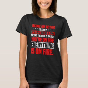 Actor Performer Artist Entertainer Riding A Bike I T-Shirt