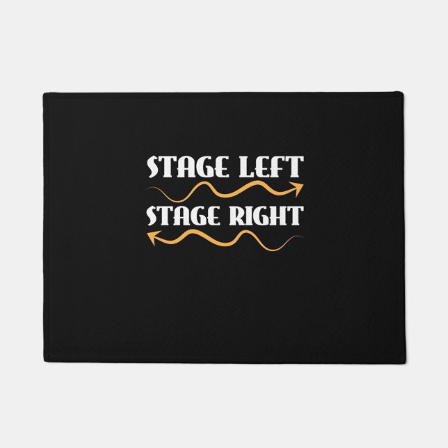 Actor Stage Left Stage Right Doormat (Front)